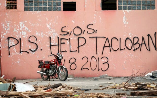 Tacloban city was one of the hardest hit areas